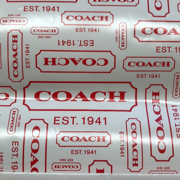 Women’s Coach Gift Bag with tissue Size Large New - Picture 6 of 6